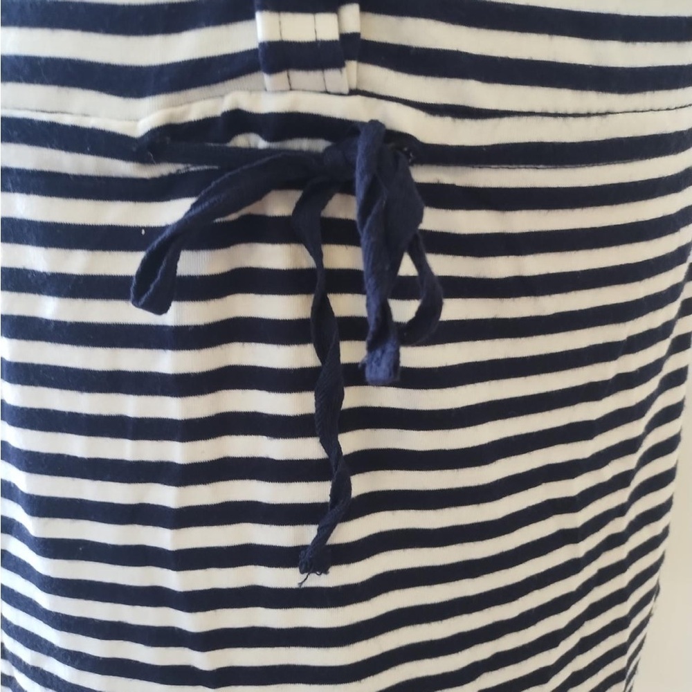 St. Tropez Blue and White Dolman Sleeve Midi Dress Sz S - Picture 5 of 14